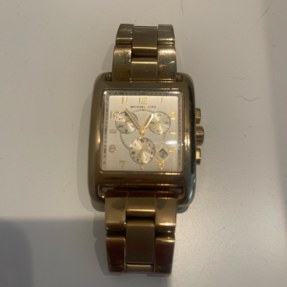 Michael Kors Watch Square Gold - Picture 4 of 6